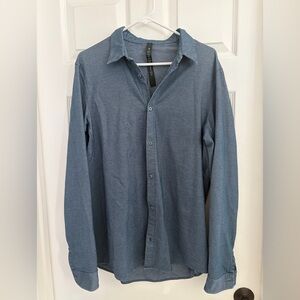 Lululemon long sleeve button down shirt